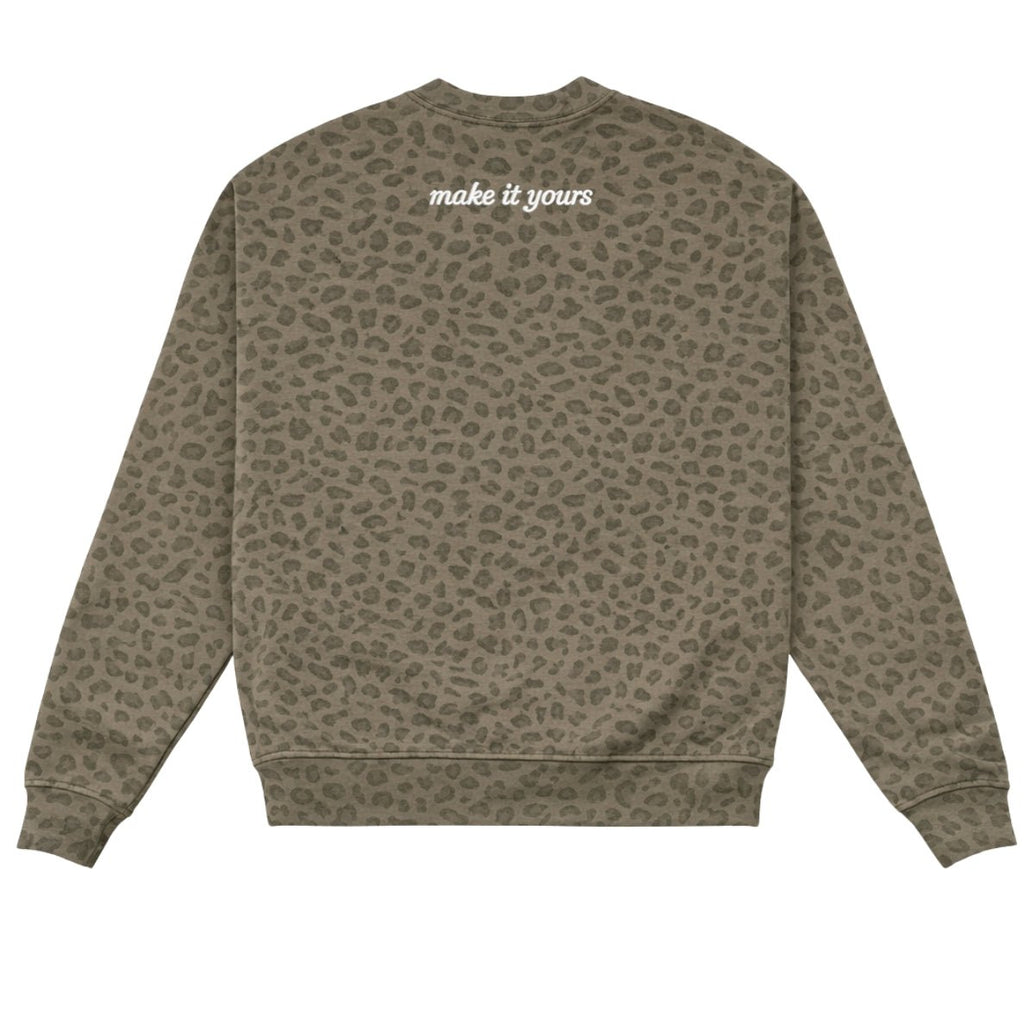 Make It Yours™ Vintage Leopard Crew
