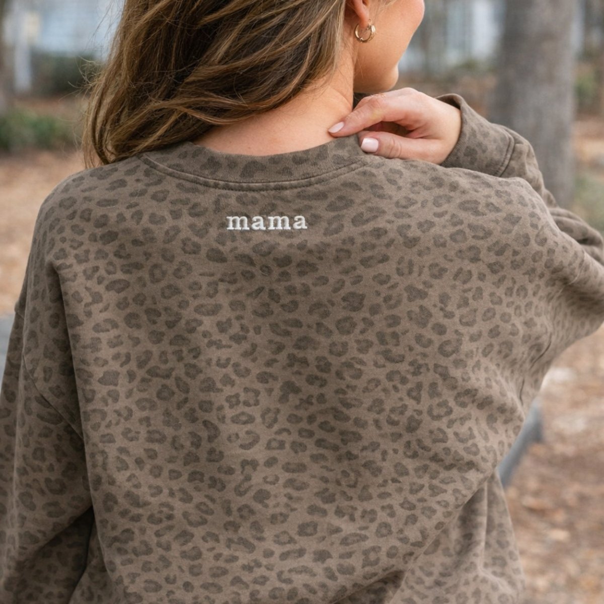 Make It Yours™ Vintage Leopard Crew