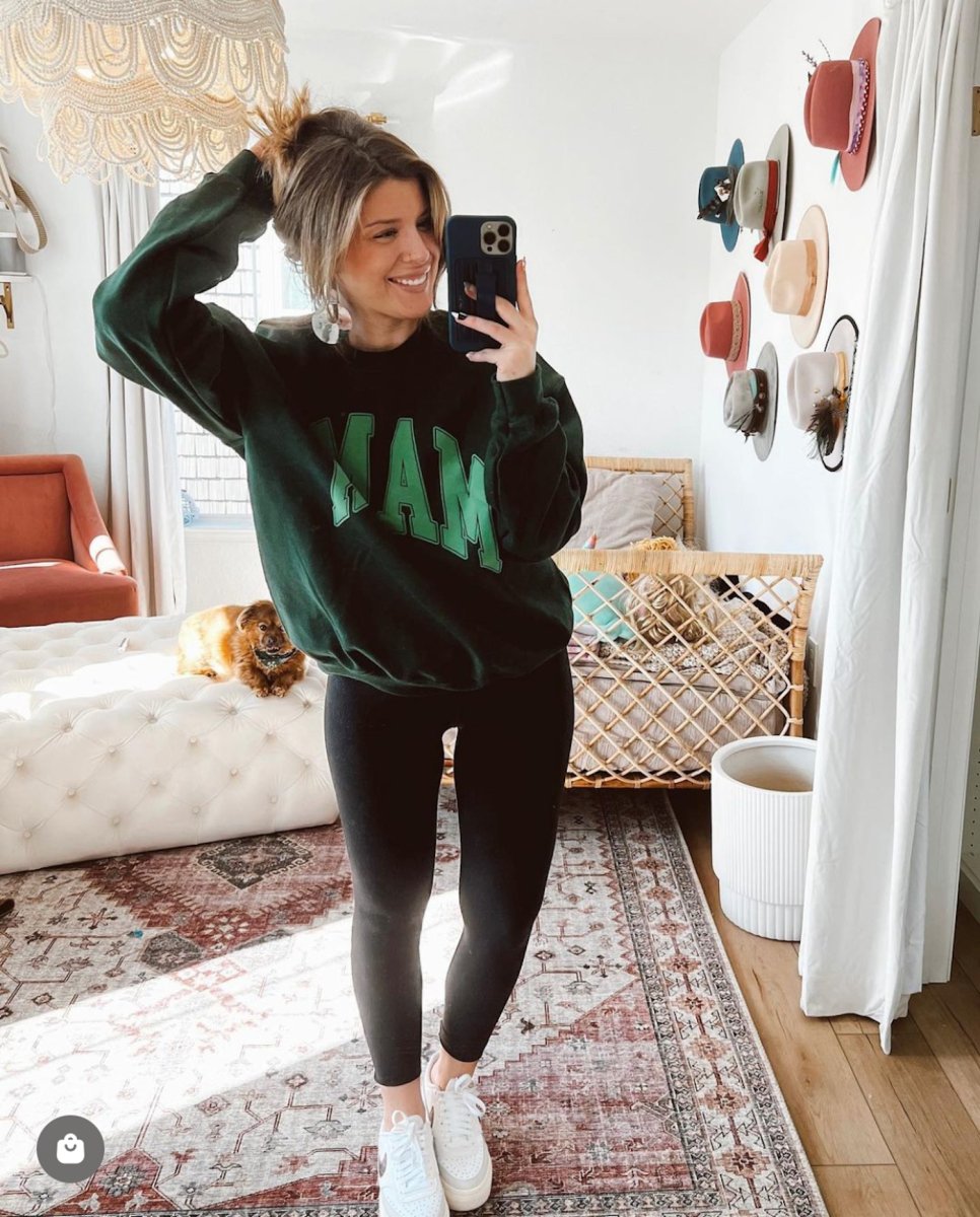 'Mama' PUFF Crewneck Sweatshirt