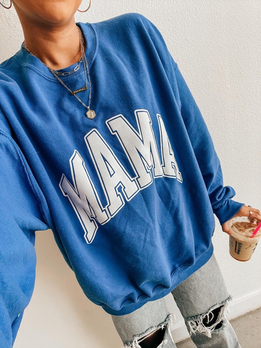 'Mama' PUFF Crewneck Sweatshirt