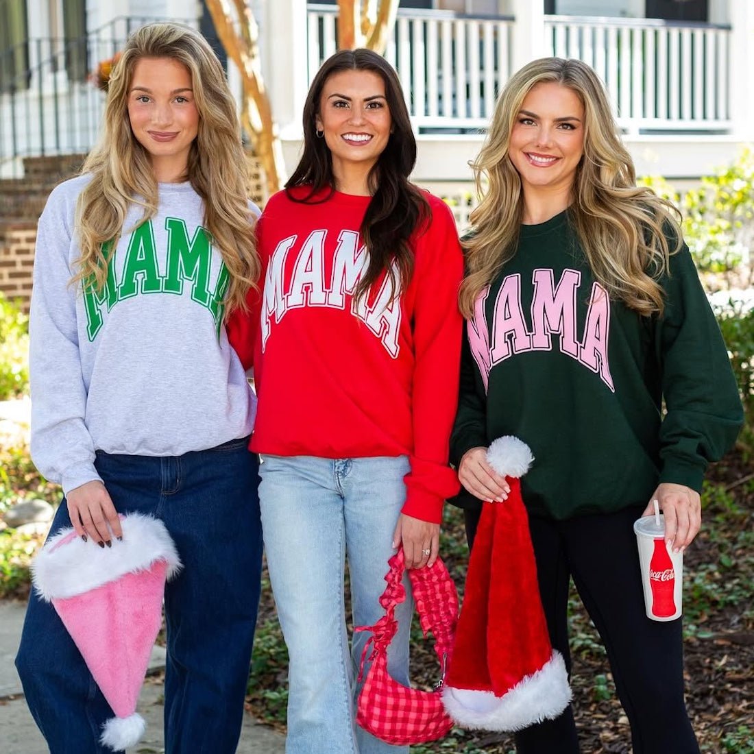 'Mama' PUFF Crewneck Sweatshirt