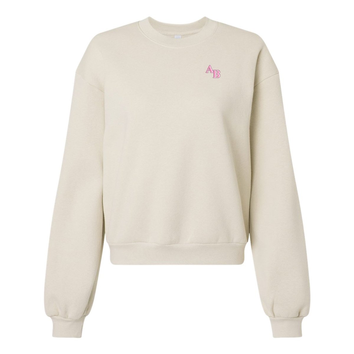 Monogrammed American Apparel Cropped Sweatshirt