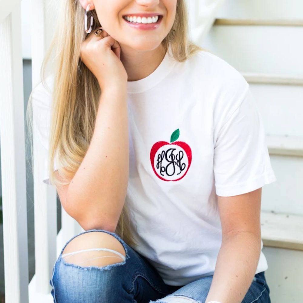 Monogrammed Apple T-Shirt