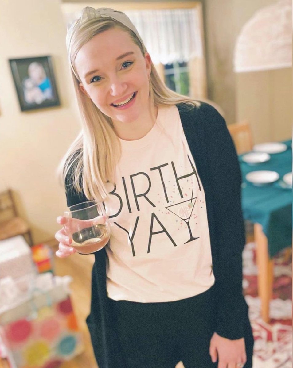 Monogrammed 'Birth-Yay' Premium T-Shirt