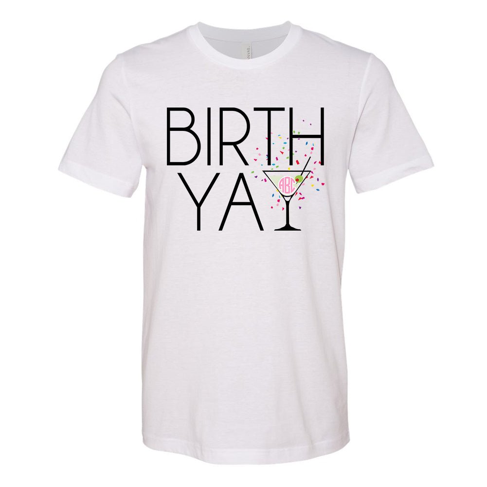 Monogrammed 'Birth-Yay' Premium T-Shirt