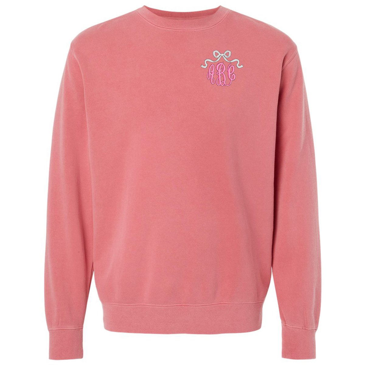 Monogrammed 'Bow' Cozy Crew