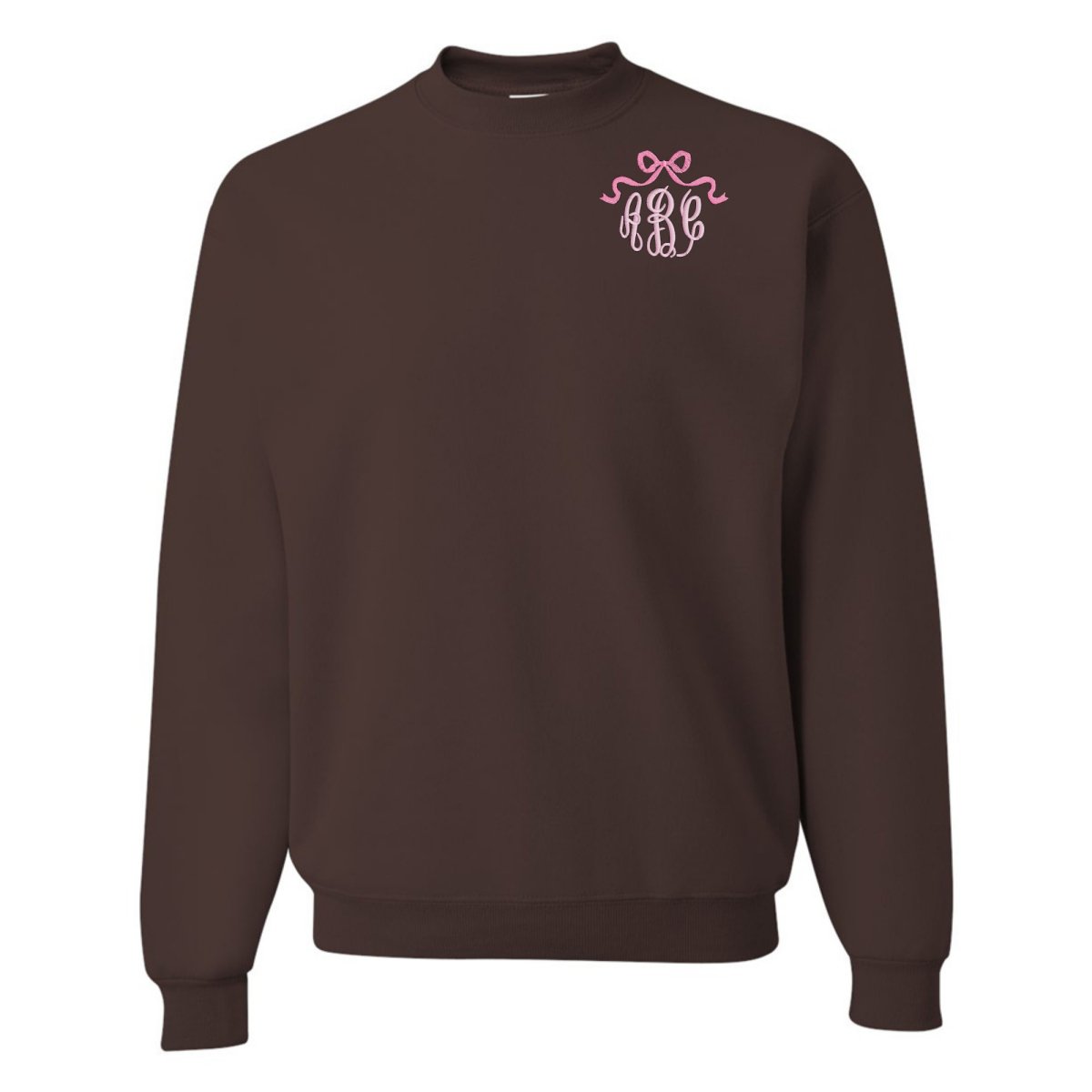 Monogrammed 'Bow' Crewneck Sweatshirt