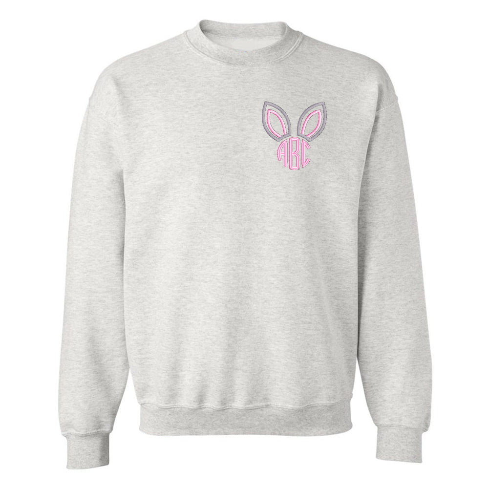 Monogrammed Bunny Ears Crewneck Sweatshirt