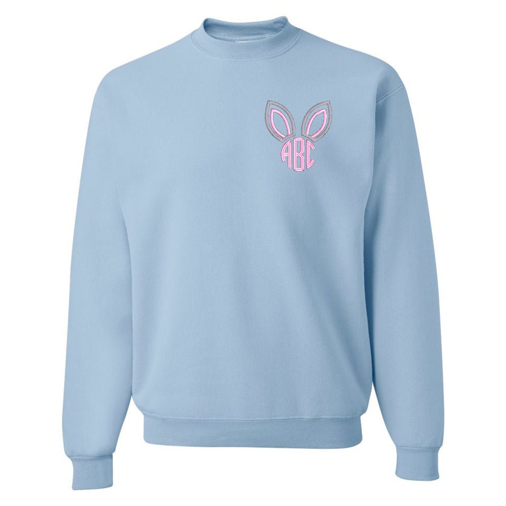 Monogrammed Bunny Ears Crewneck Sweatshirt