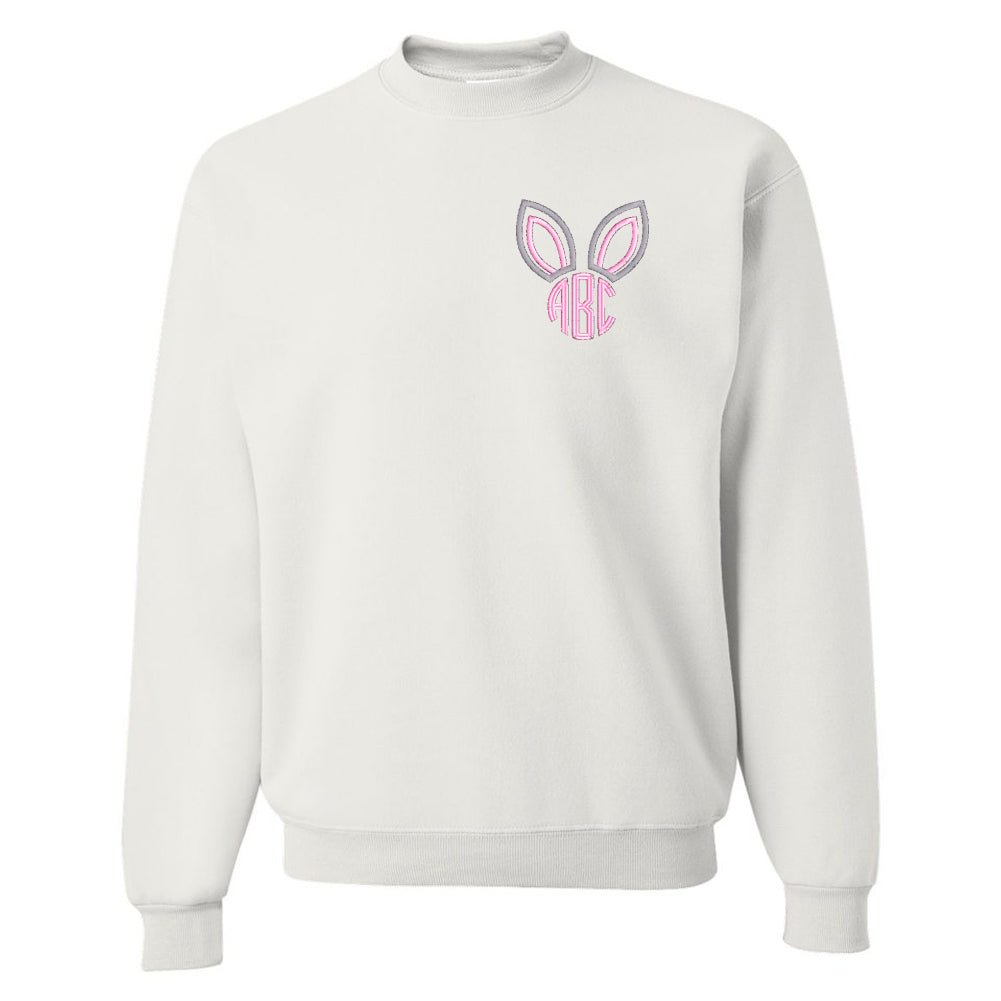 Monogrammed Bunny Ears Crewneck Sweatshirt