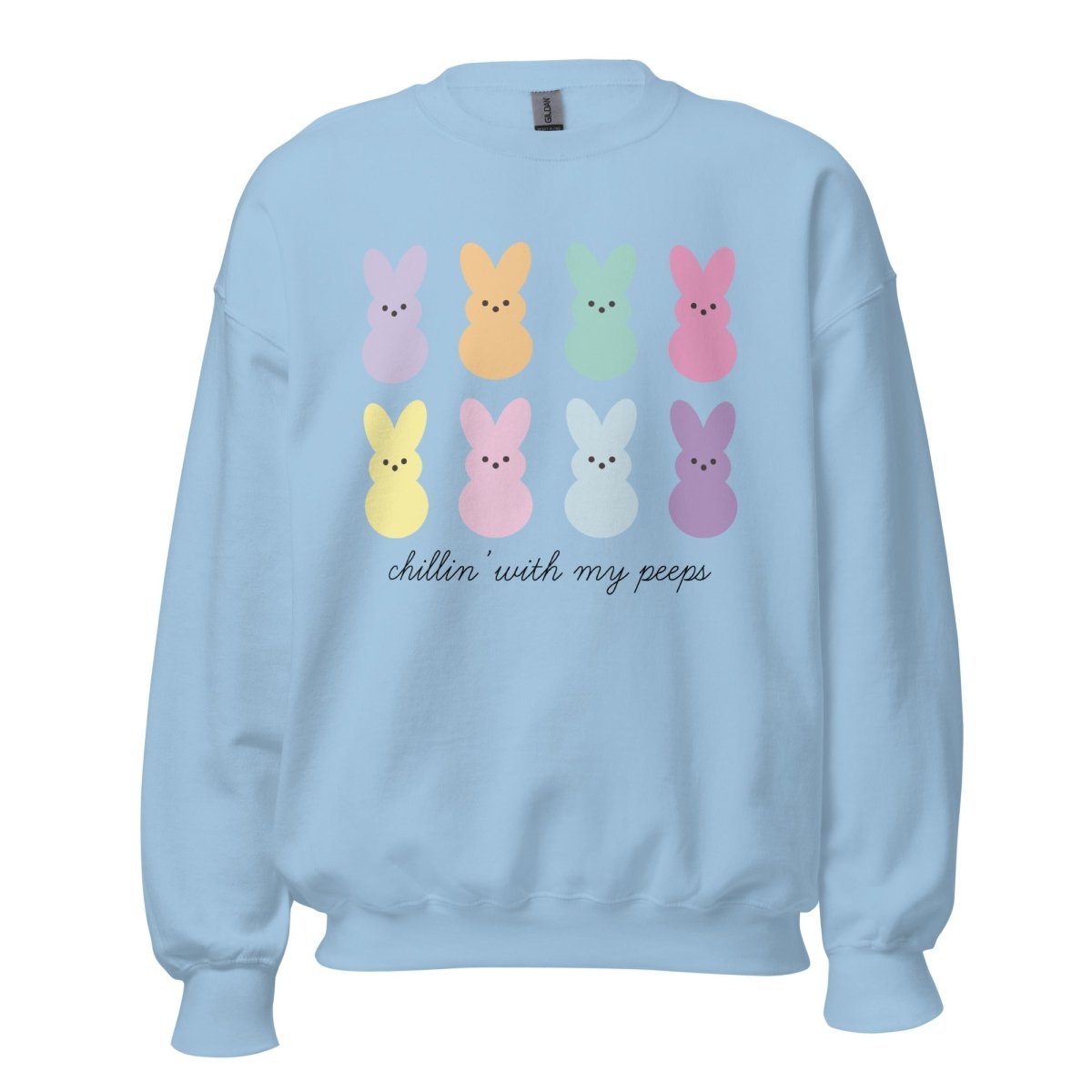 Monogrammed 'Chillin' With My Peeps' Crewneck Sweatshirt