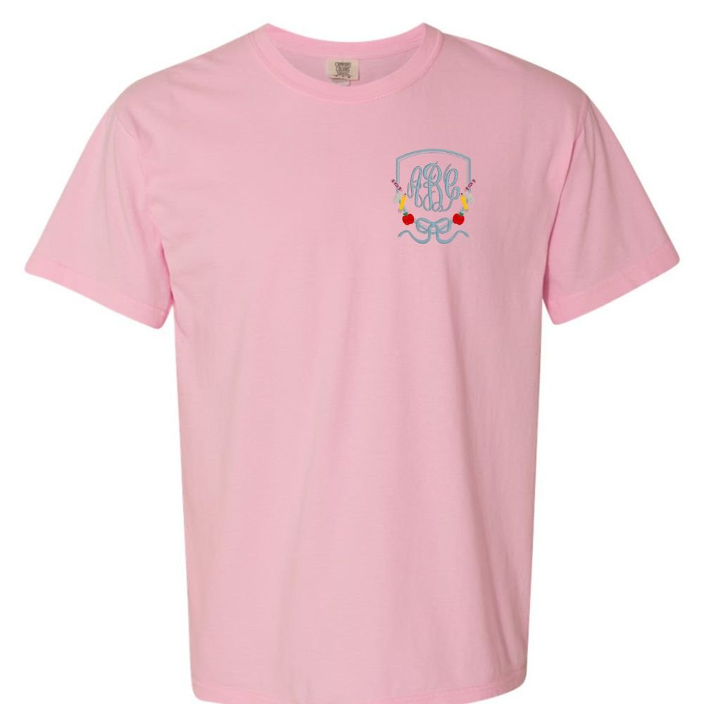 Monogrammed 'Classroom Crest Royalty' T-Shirt