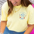 Monogrammed 'Classroom Crest Royalty' T-Shirt