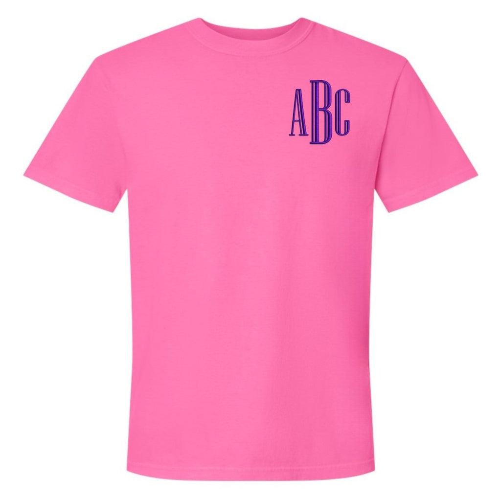Monogrammed Comfort Colors T-Shirt