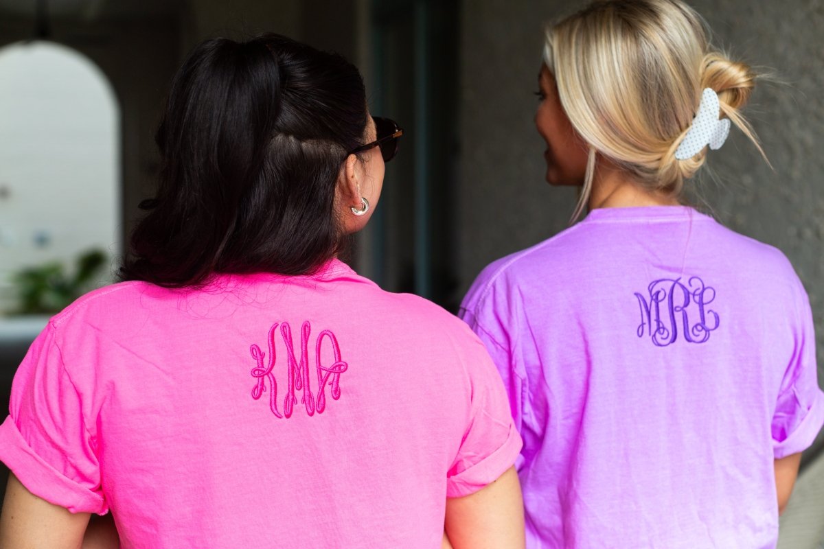 Monogrammed Comfort Colors T-Shirt