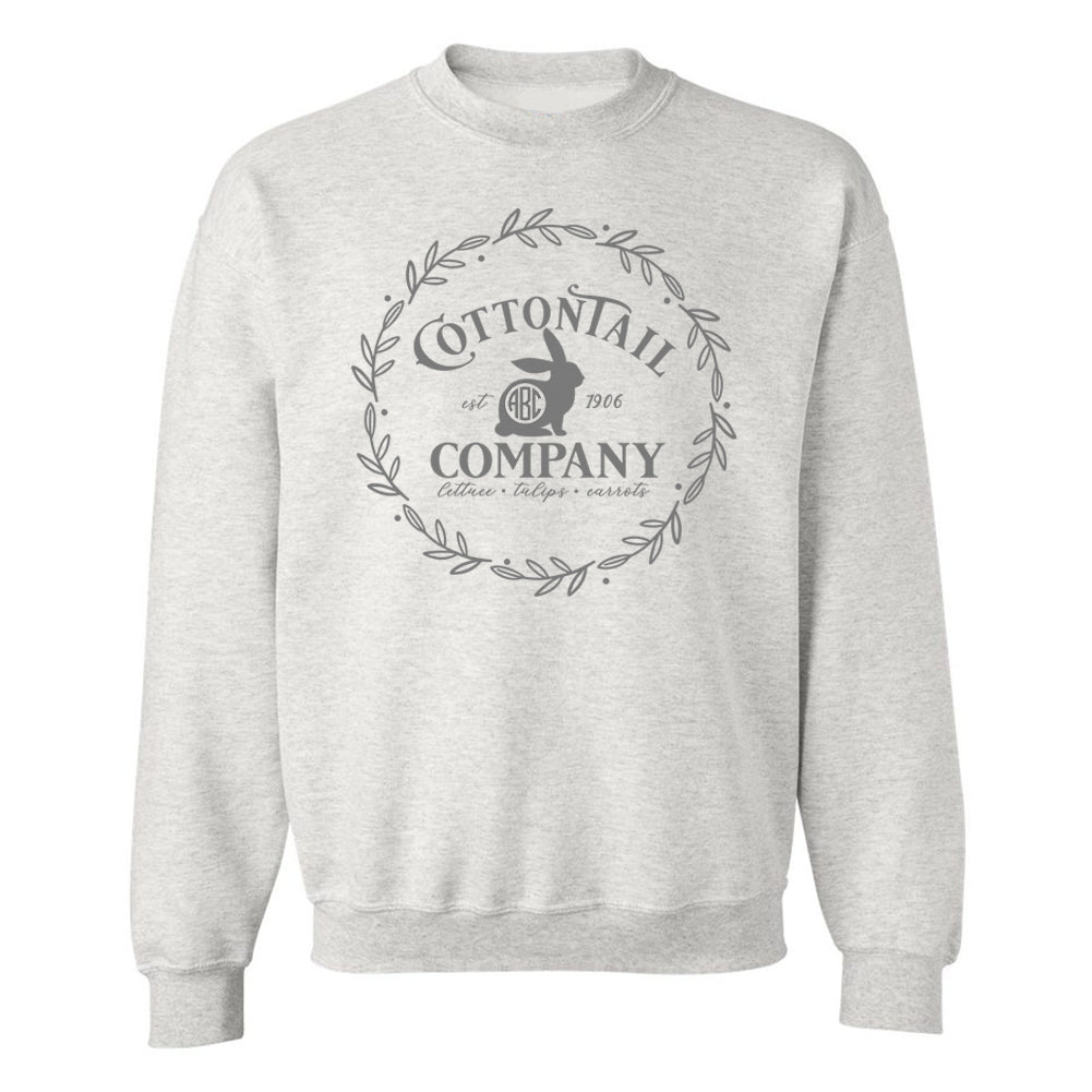 Monogrammed 'Cottontail Company' Crewneck Sweatshirt