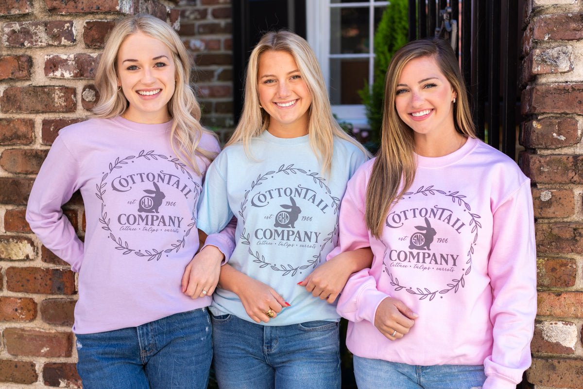 Monogrammed 'Cottontail Company' T-Shirt