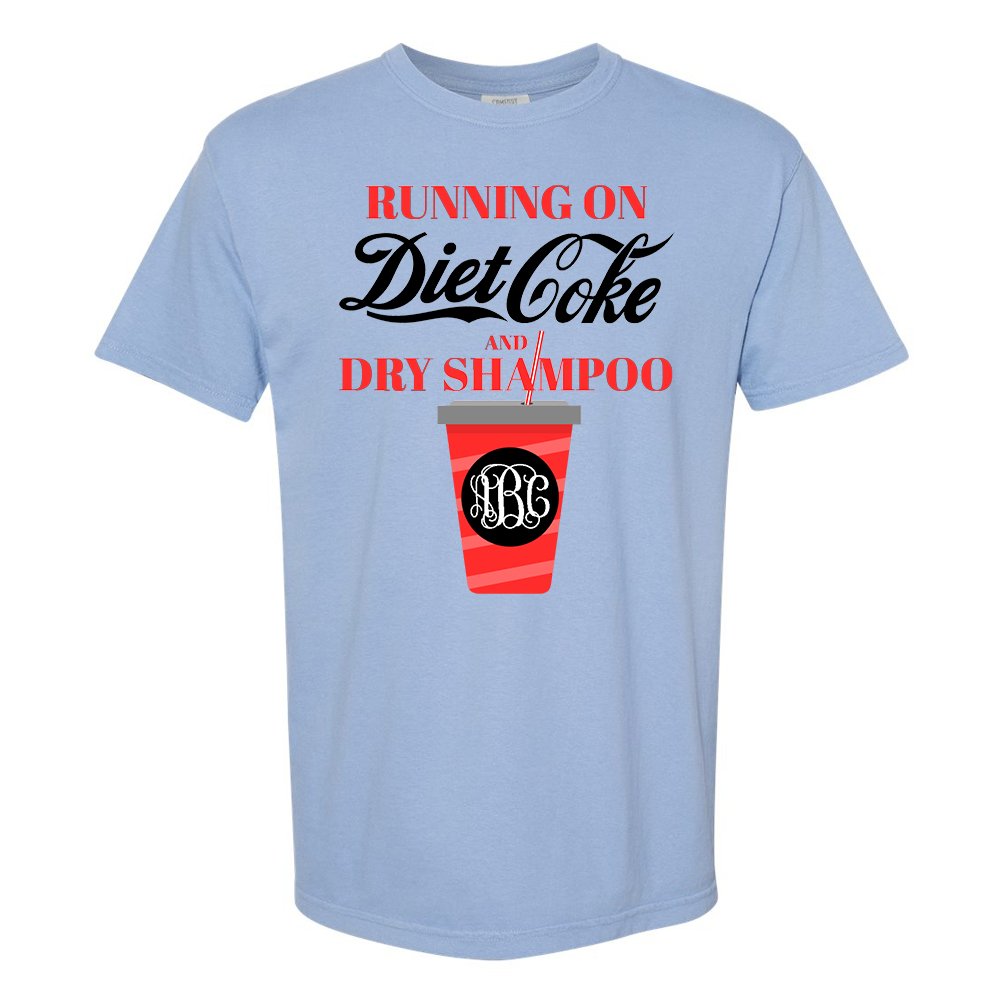 Monogrammed 'Diet Coke & Dry Shampoo' T-Shirt