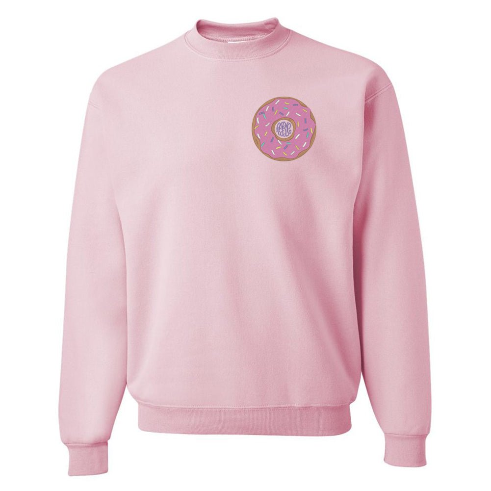 Monogrammed Donut Crewneck Sweatshirt