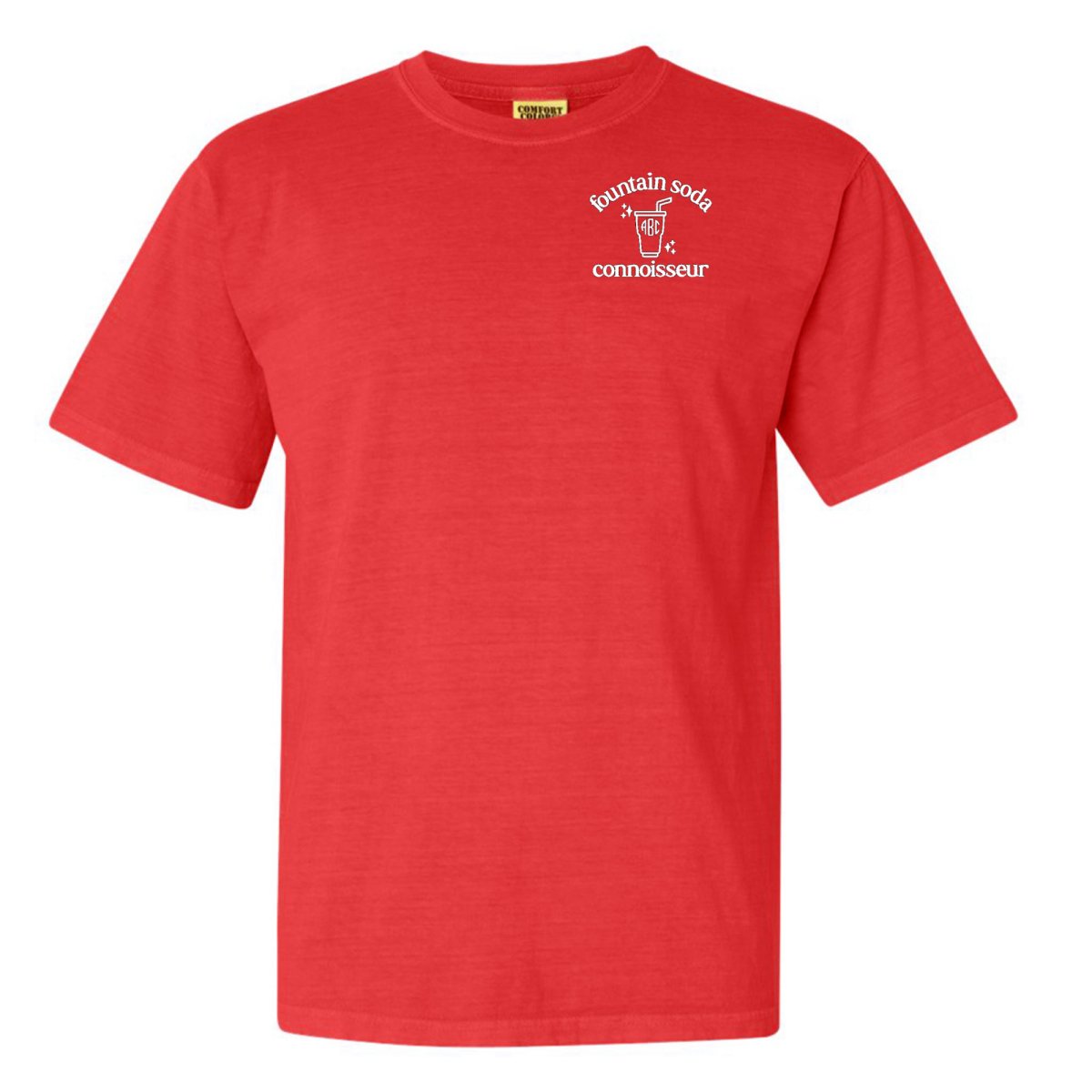 Monogrammed 'Fountain Soda Connoisseur' T-Shirt