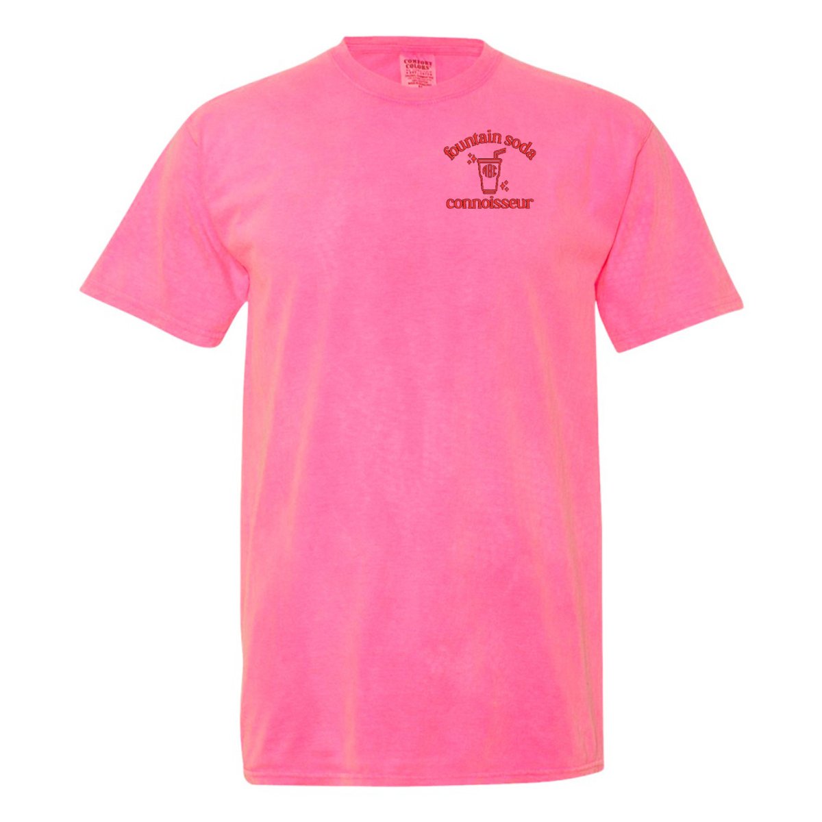 Monogrammed 'Fountain Soda Connoisseur' T-Shirt