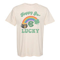 Monogrammed 'Happy Go Lucky' T-Shirt