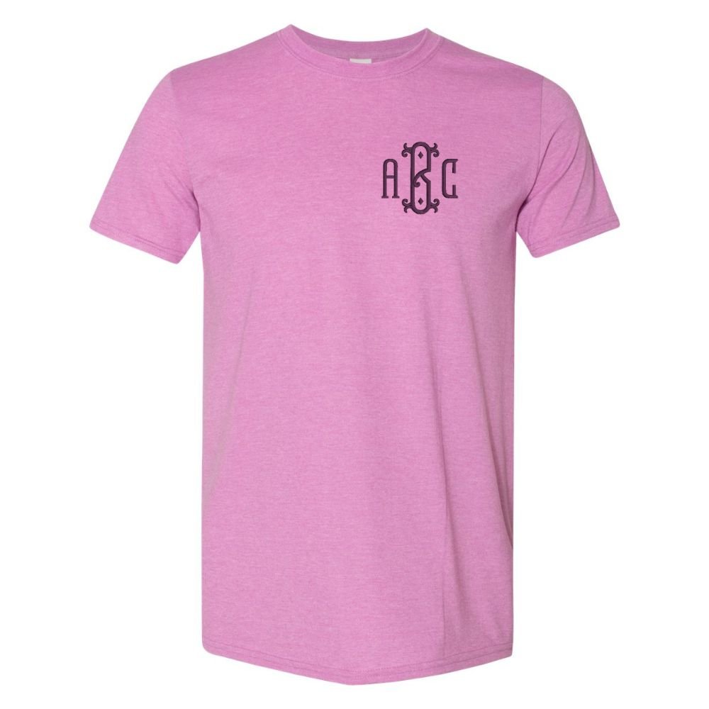 Monogrammed Heathered T-Shirt
