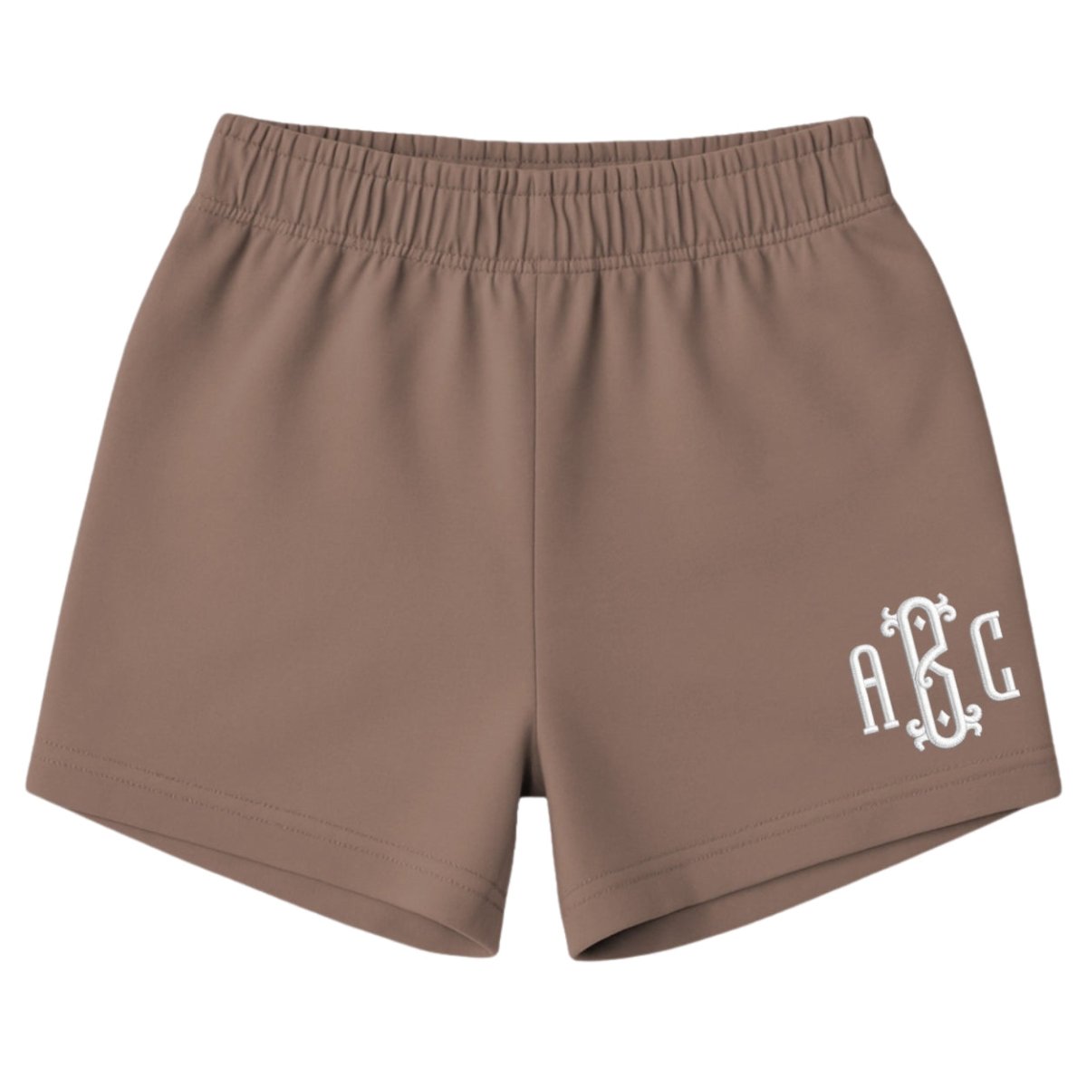 Monogrammed Ladies Fleece Cloud Shorts