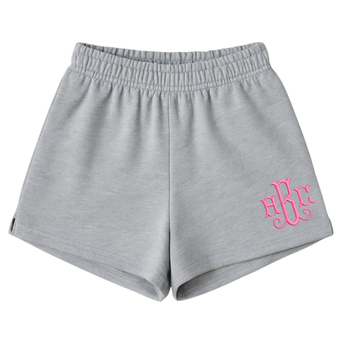 Monogrammed Ladies Fleece Cloud Shorts