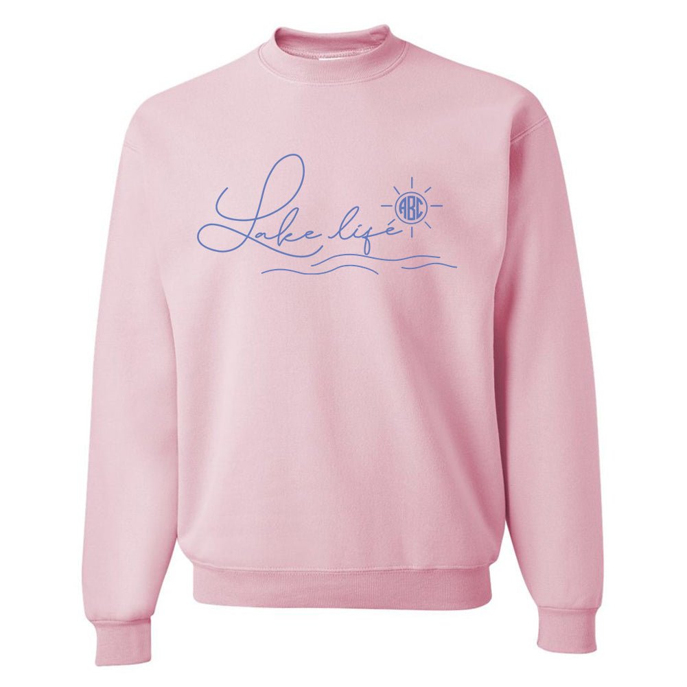 Monogrammed 'Lake Life' Crewneck Sweatshirt