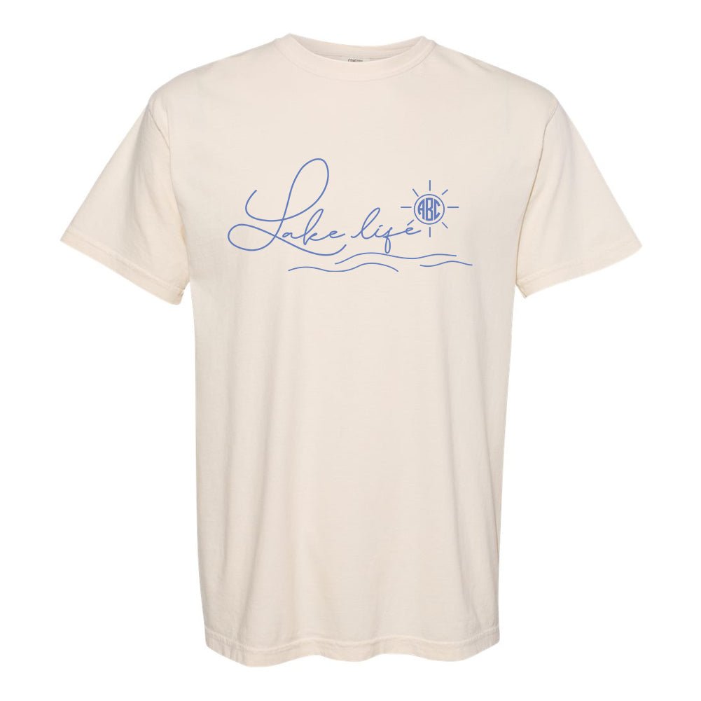 Monogrammed 'Lake Life' T-Shirt