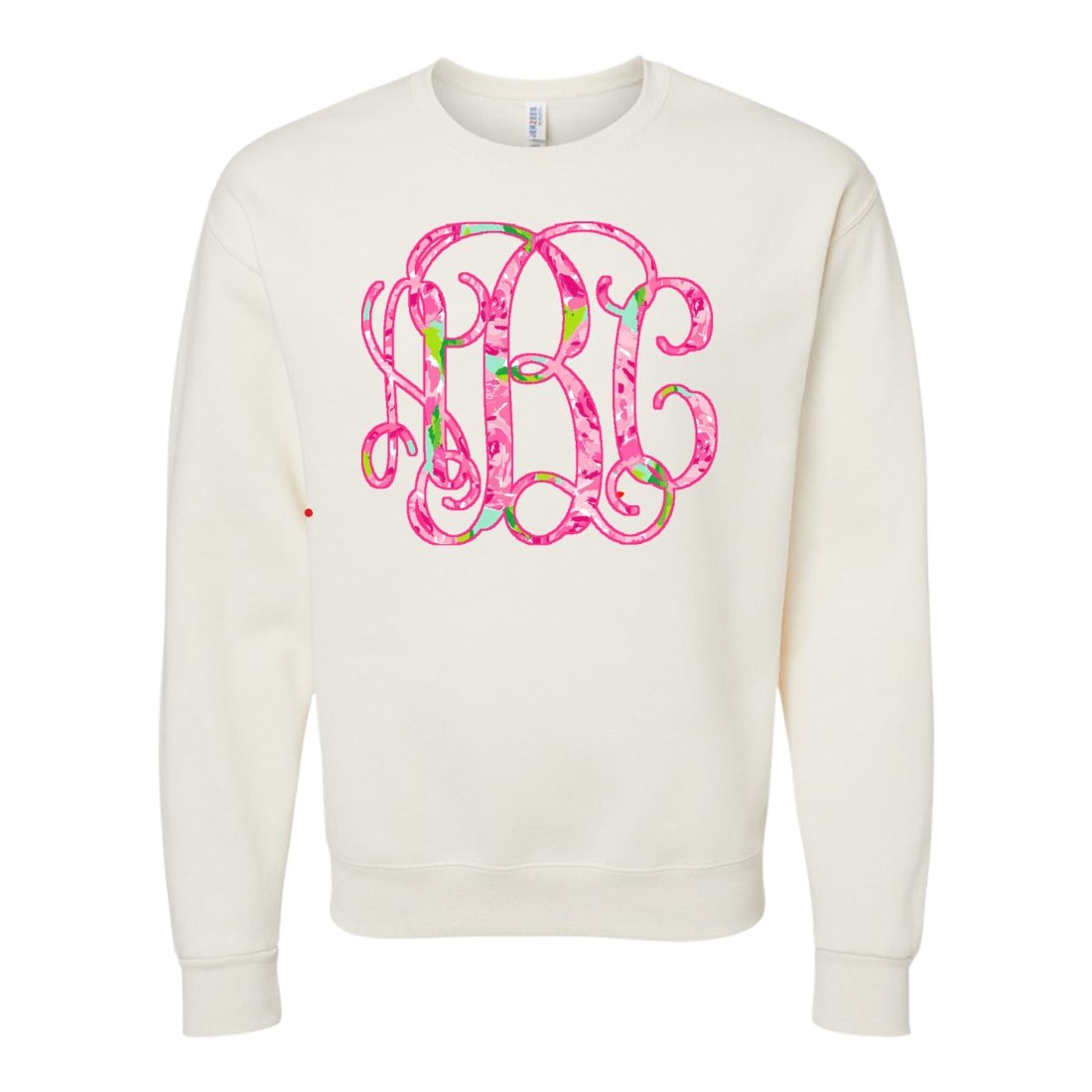 Monogrammed Lilly Big Print Crewneck Sweatshirt