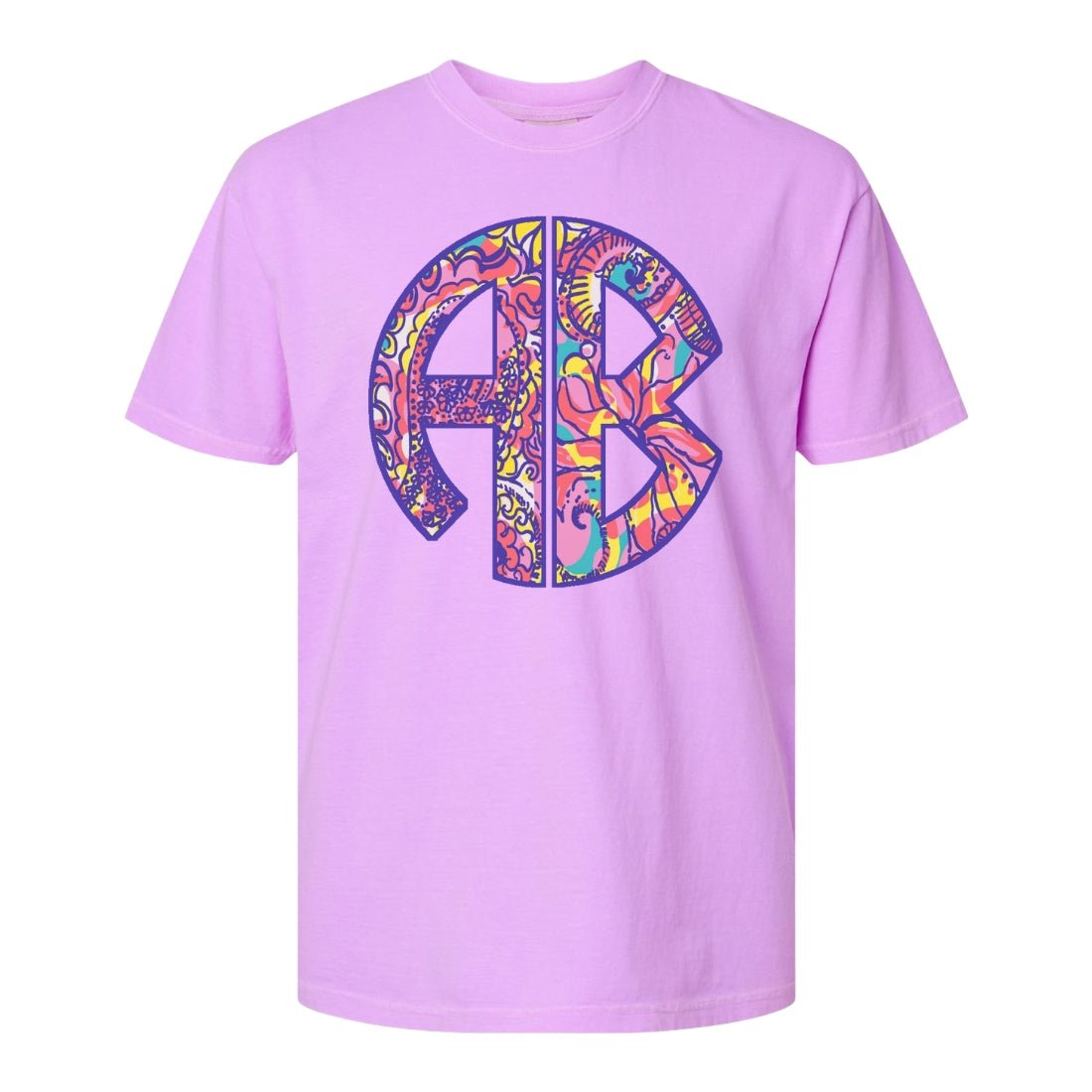Monogrammed Lilly Big Print T-Shirt