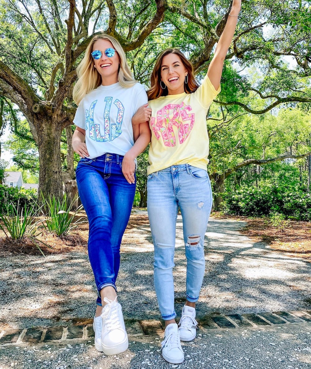 Monogrammed Lilly Big Print T-Shirt