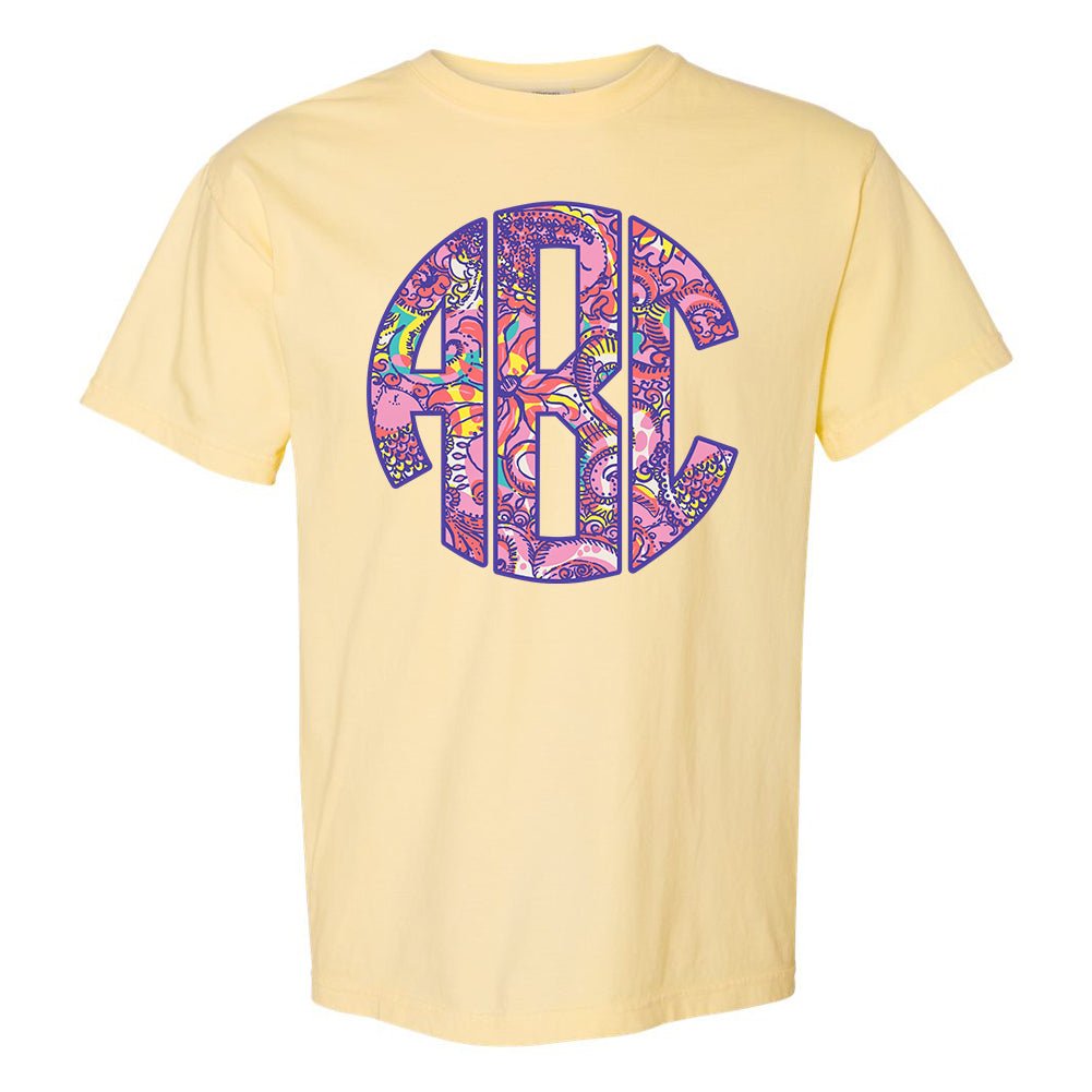 Monogrammed Lilly Big Print T-Shirt