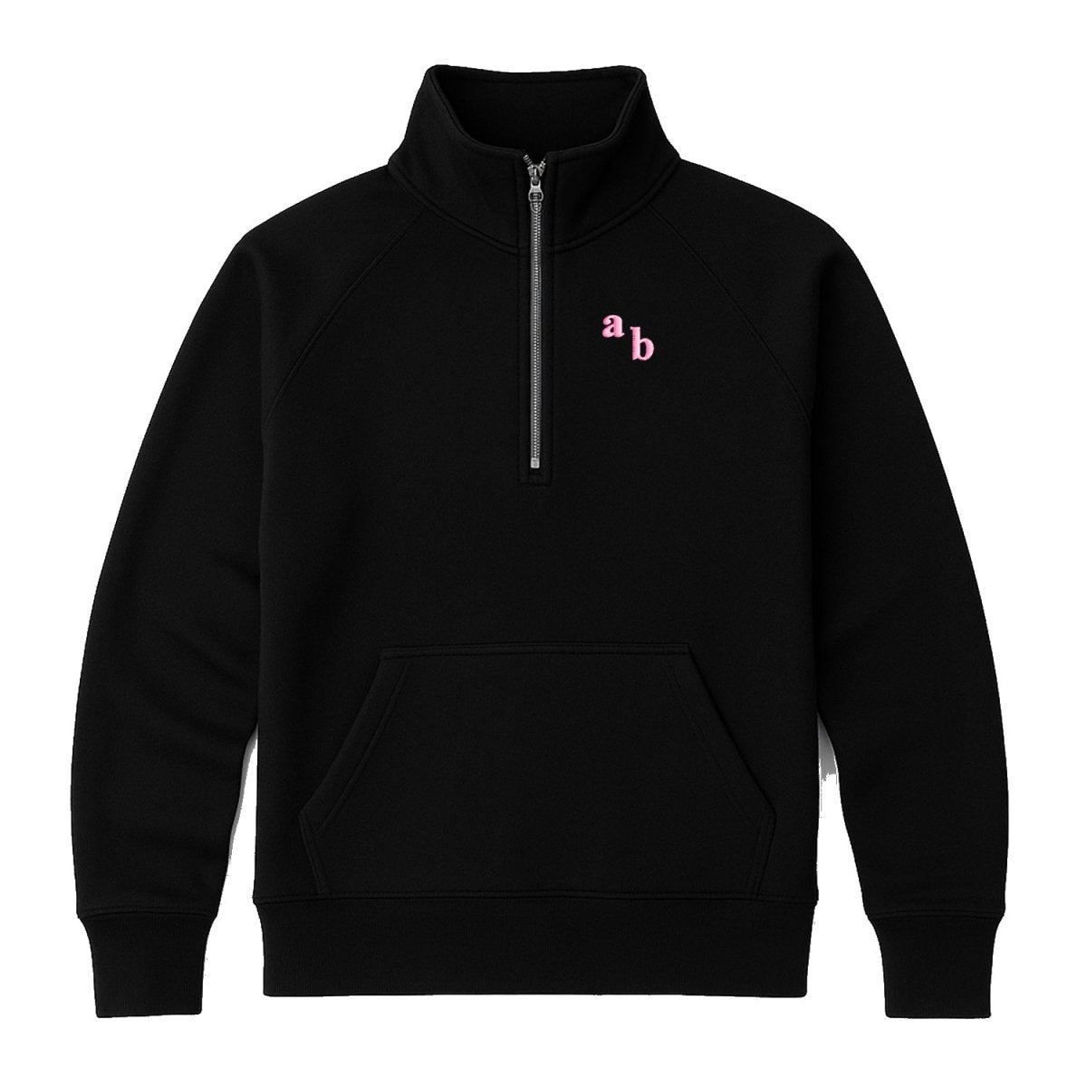 Monogrammed Pocket Quarter Zip Sweatshirt