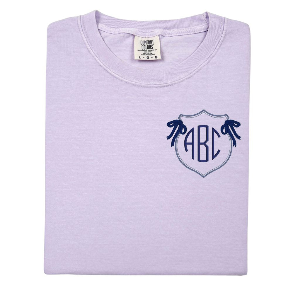 Monogrammed 'Preppy Crest' T-Shirt