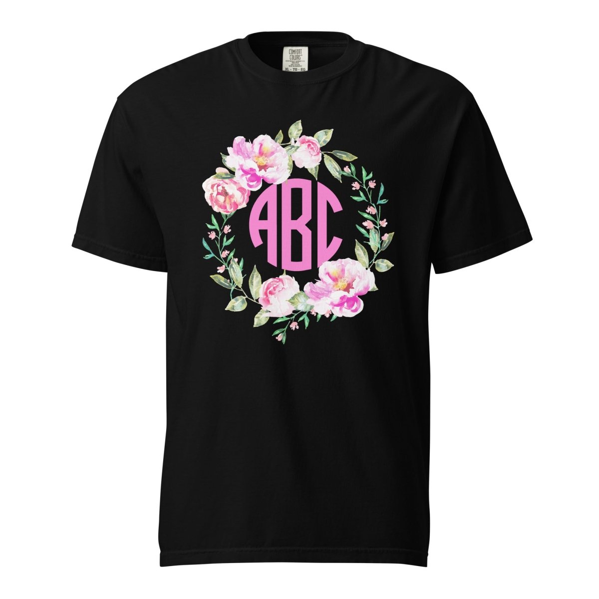 Monogrammed 'Spring Flowers' T-Shirt
