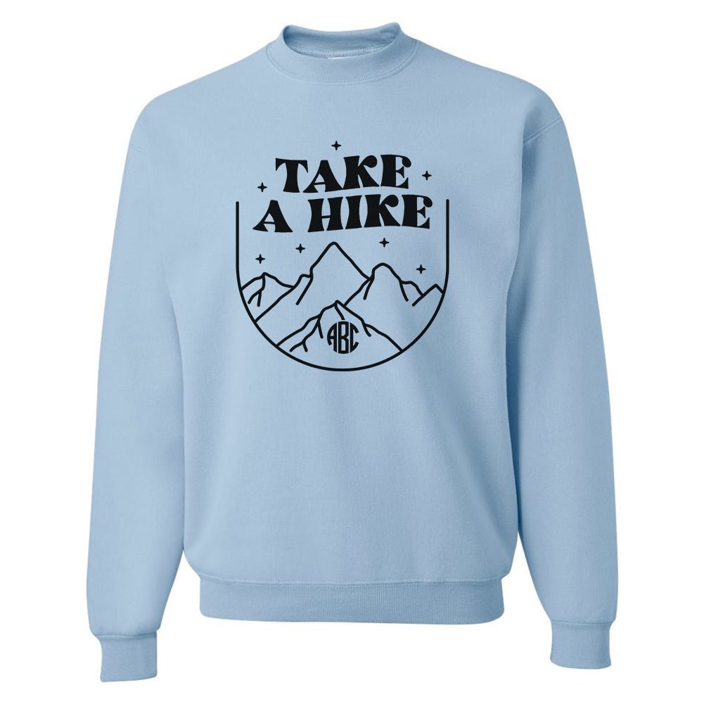Monogrammed 'Take A Hike' Crewneck Sweatshirt