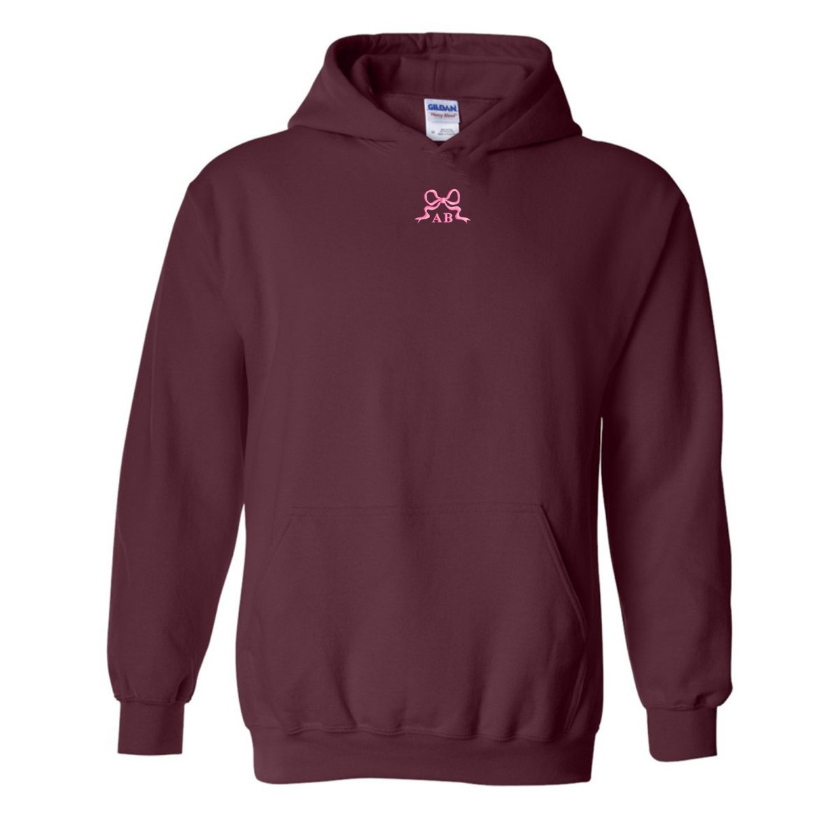 Monogrammed 'Tiny Bow' Hoodie