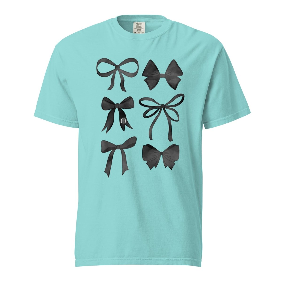 Monogrammed 'Watercolor Bows' T-Shirt