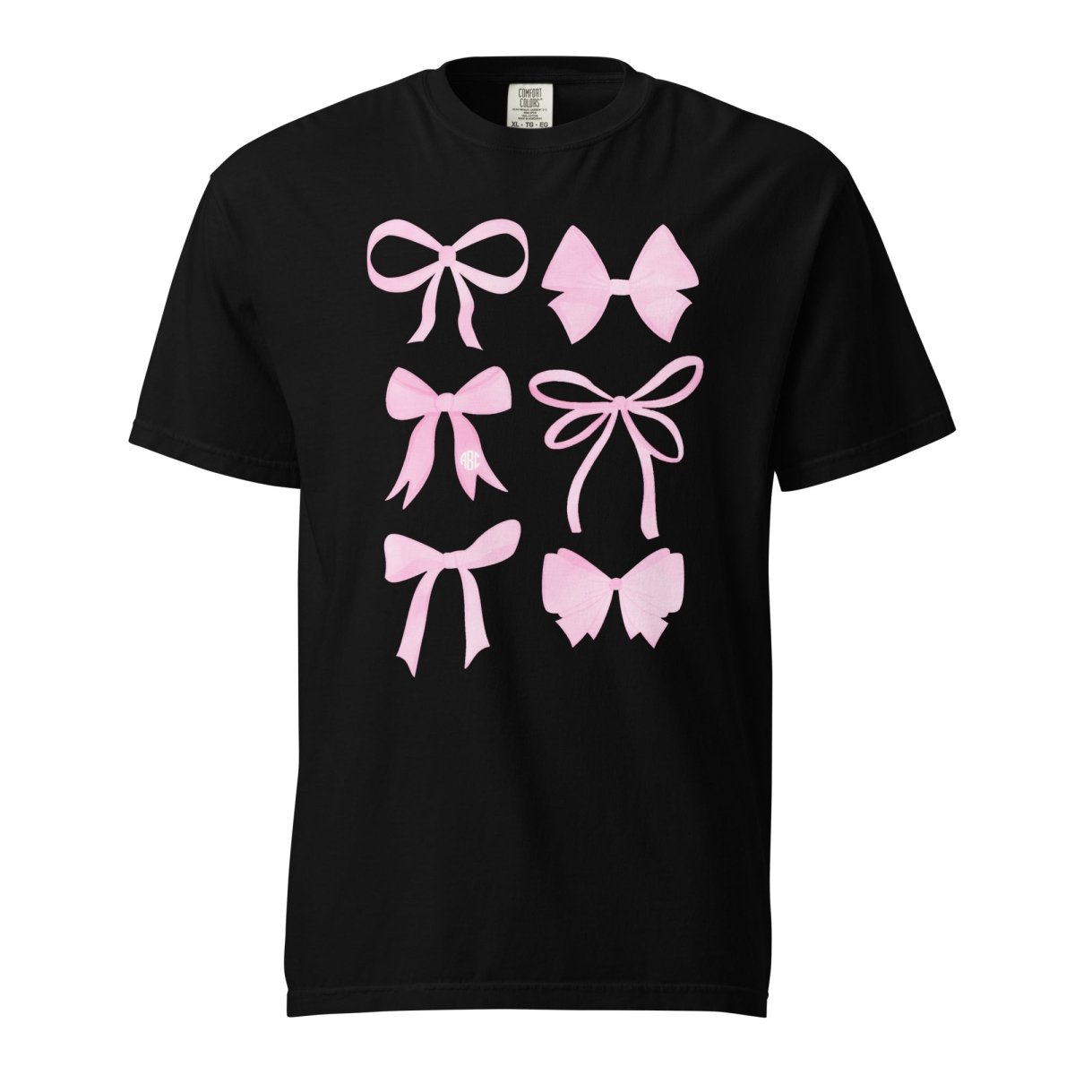 Monogrammed 'Watercolor Bows' T-Shirt