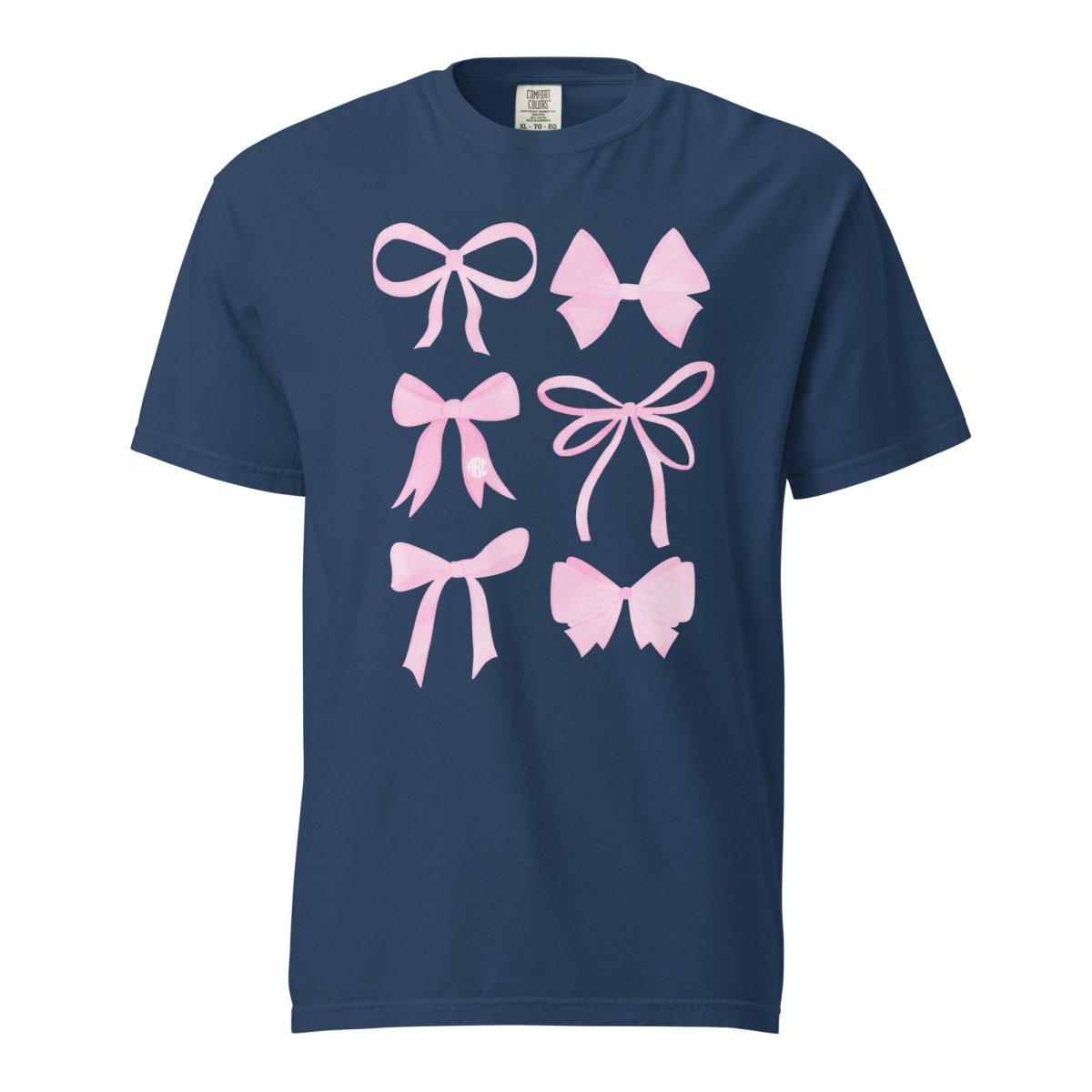 Monogrammed 'Watercolor Bows' T-Shirt