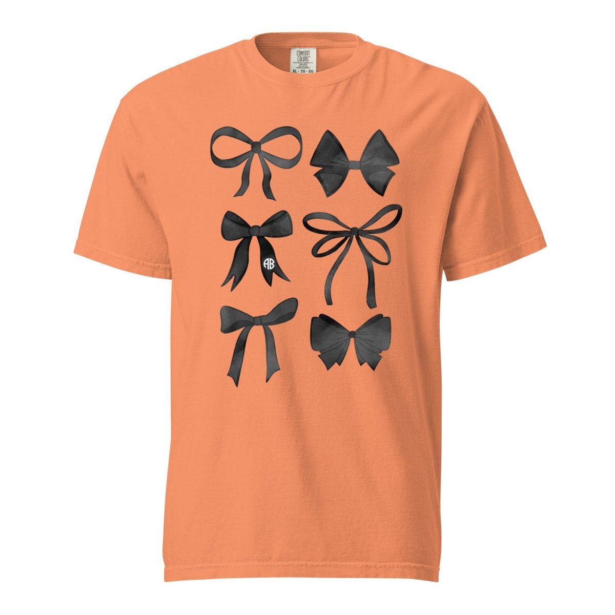 Monogrammed 'Watercolor Bows' T-Shirt