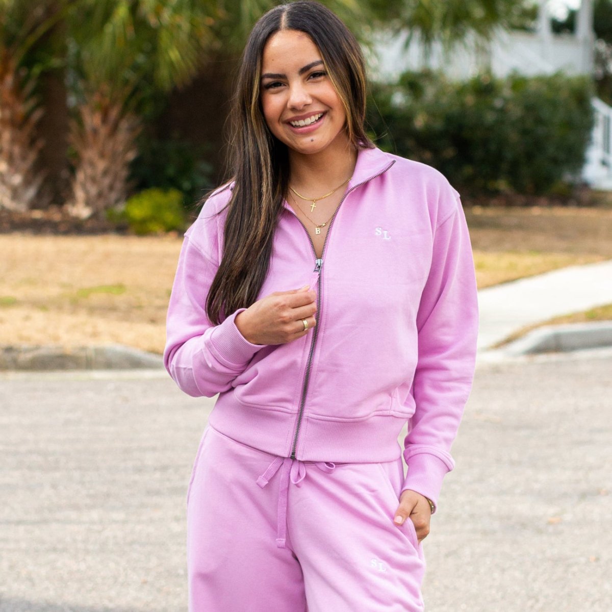 Monogrammed Women's Cloud Full-Zip