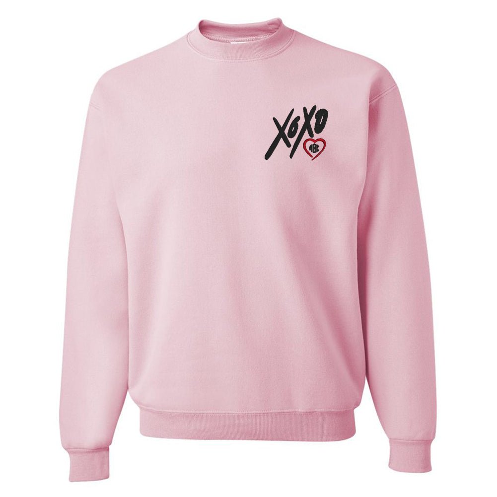 Monogrammed 'XOXO' Crewneck Sweatshirt