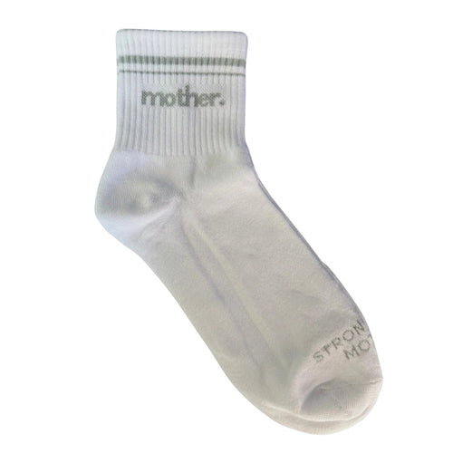 'Mother' Striped Crew Socks