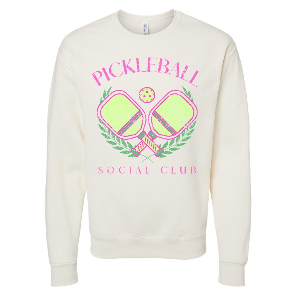 'Pickleball Social Club' Crewneck Sweatshirt
