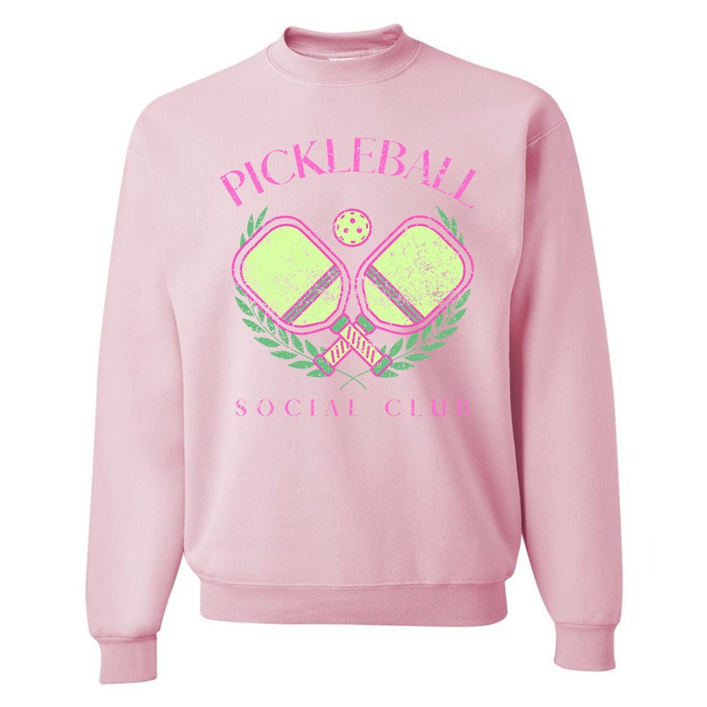'Pickleball Social Club' Crewneck Sweatshirt