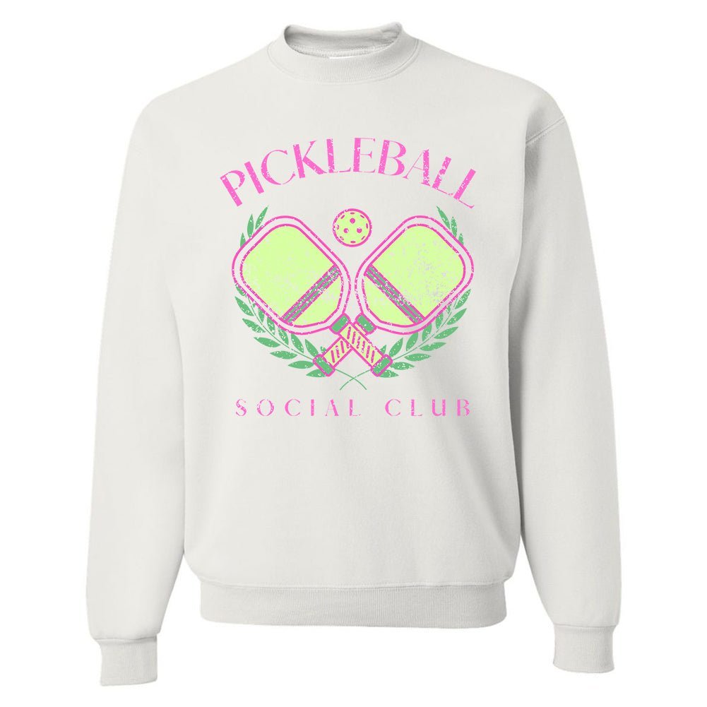 'Pickleball Social Club' Crewneck Sweatshirt